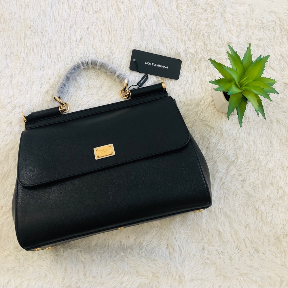 Dolce & Gabbana Borsa a Mano Buffalo Satchel